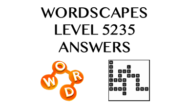 Wordscapes Level 5235 Answers