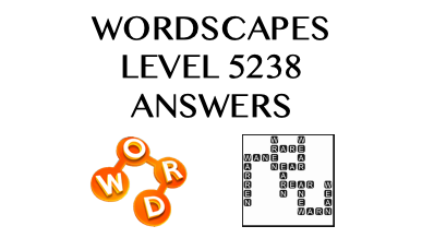 Wordscapes Level 5238 Answers