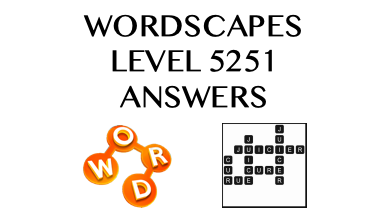 Wordscapes Level 5251 Answers