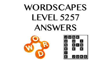 Wordscapes Level 5257 Answers