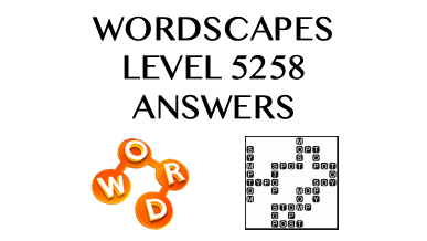 Wordscapes Level 5258 Answers