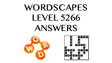 Wordscapes Level 5266 Answers