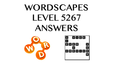 Wordscapes Level 5267 Answers