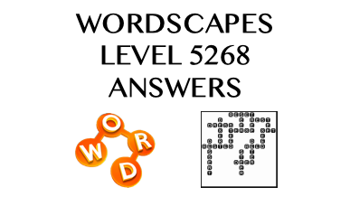 Wordscapes Level 5268 Answers