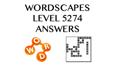 Wordscapes Level 5274 Answers