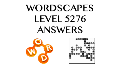 Wordscapes Level 5276 Answers