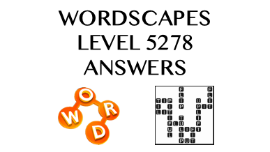 Wordscapes Level 5278 Answers