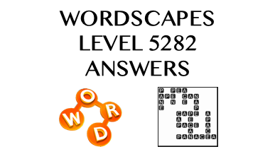 Wordscapes Level 5282 Answers