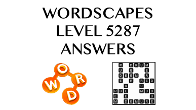 Wordscapes Level 5287 Answers