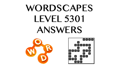 Wordscapes Level 5301 Answers