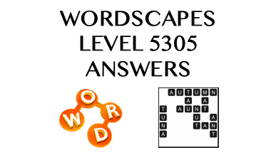 Wordscapes Level 5305 Answers