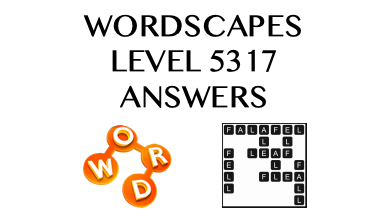 Wordscapes Level 5317 Answers