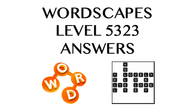 Wordscapes Level 5323 Answers