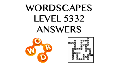 Wordscapes Level 5332 Answers