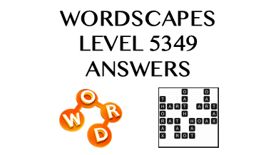 Wordscapes Level 5349 Answers