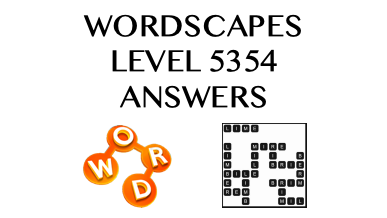 Wordscapes Level 5354 Answers