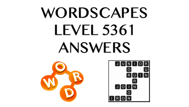 Wordscapes Level 5361 Answers