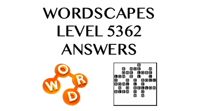 Wordscapes Level 5362 Answers