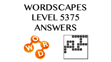 Wordscapes Level 5375 Answers