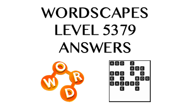 Wordscapes Level 5379 Answers