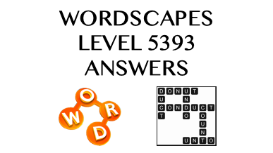 Wordscapes Level 5393 Answers