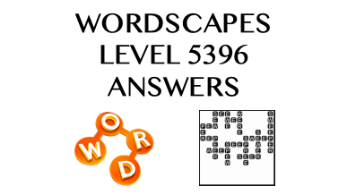 Wordscapes Level 5396 Answers