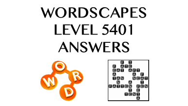Wordscapes Level 5401 Answers