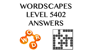 Wordscapes Level 5402 Answers