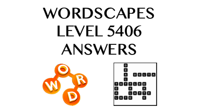 Wordscapes Level 5406 Answers