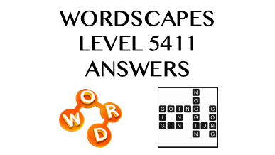 Wordscapes Level 5411 Answers