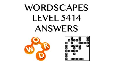 Wordscapes Level 5414 Answers
