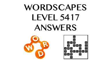 Wordscapes Level 5417 Answers