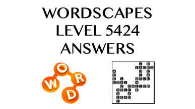 Wordscapes Level 5424 Answers