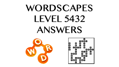 Wordscapes Level 5432 Answers