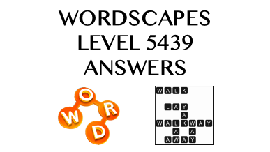 Wordscapes Level 5439 Answers