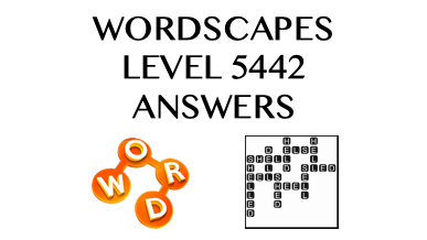 Wordscapes Level 5442 Answers