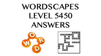 Wordscapes Level 5450 Answers