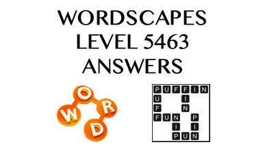 Wordscapes Level 5463 Answers