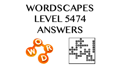 Wordscapes Level 5474 Answers