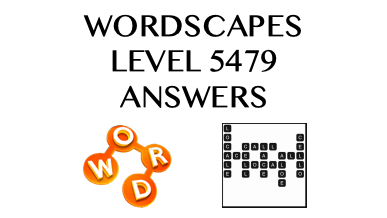 Wordscapes Level 5479 Answers