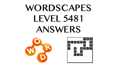 Wordscapes Level 5481 Answers