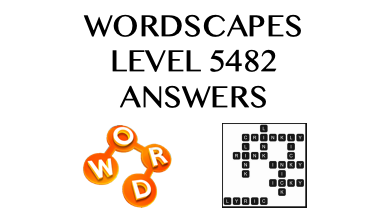 Wordscapes Level 5482 Answers