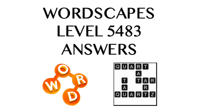 Wordscapes Level 5483 Answers