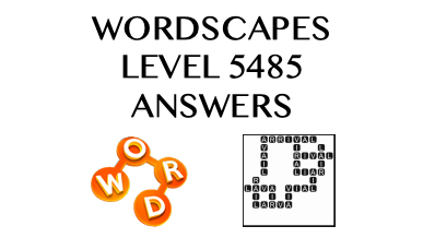 Wordscapes Level 5485 Answers