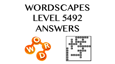 Wordscapes Level 5492 Answers