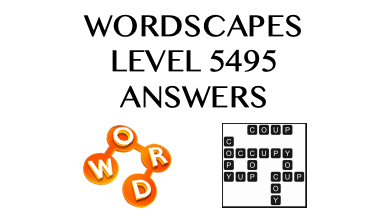 Wordscapes Level 5495 Answers