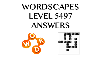 Wordscapes Level 5497 Answers