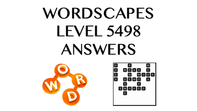 Wordscapes Level 5498 Answers