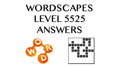 Wordscapes Level 5525 Answers