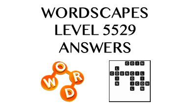 Wordscapes Level 5529 Answers